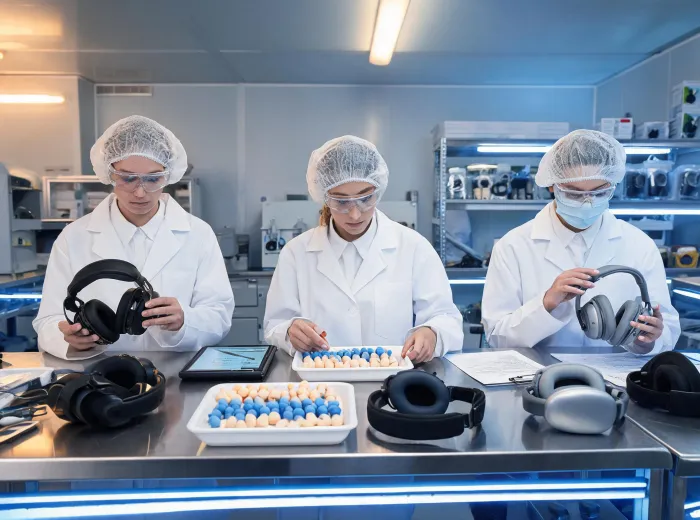 Hearing protection manufacturing and quality review
