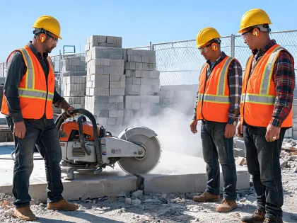 Construction hearing protection application